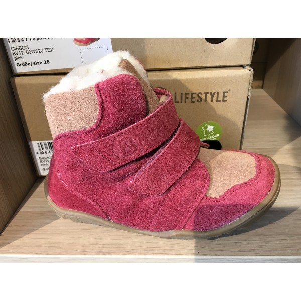 Gibbon Velours pink wool