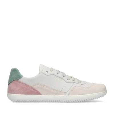 Groundies Nova G01 Women Beige Pink – Barfußschuhe für Damen & Herren, Farbe: Beige Green Pink