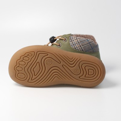 bLIFESTYLE Tapir olive vlies – Barfußschuhe für Kinder