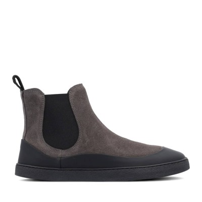 Groundies Sienna Women grey/black – Barfußschuhe für Damen