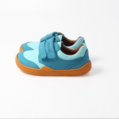 bLIFESTYLE krokodilSTYLE VEGAN türkis – Barfußschuhe für Kinder