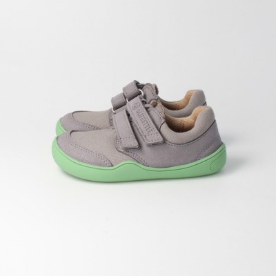 bLIFESTYLE krokodilSTYLE VEGAN keramik – Barfußschuhe für Kinder, Farbe: grau