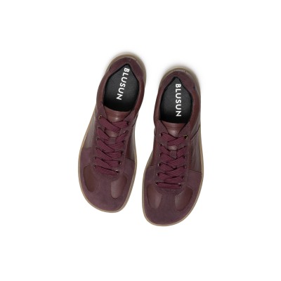 BLUSUN BLSN-200W Berry – Barfußschuhe für Damen & Herren, Farbe: bordeaux
