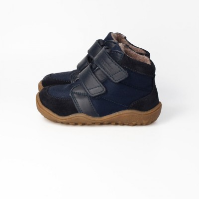 bLIFESTYLE BIBER TEX vlies marine – Barfußschuhe für Kinder, Farbe: navy