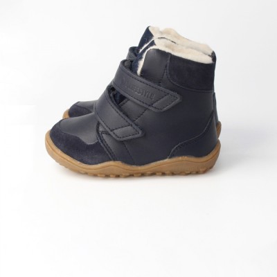 bLIFESTYLE gibbonSTYLE NAP TEX marine – Barfußschuhe für Kinder, Farbe: navy