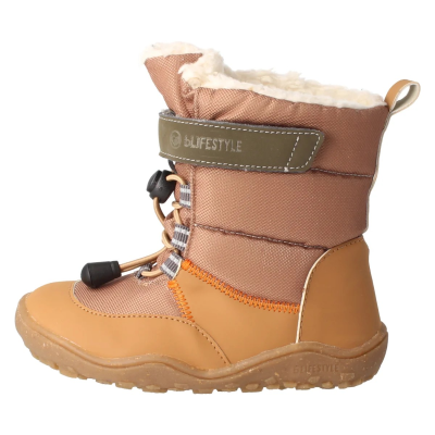 bLIFESTYLE MONODON TEX haselnuss – Barfußschuhe für Kinder