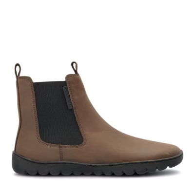 Groundies Everyday Chelsea taupe brown – Barfußschuhe für Damen
