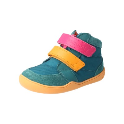 bLIFESTYLE fischotterSTYLE TEX petrol – Barfußschuhe für Kinder