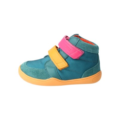 bLIFESTYLE fischotterSTYLE TEX petrol – Barfußschuhe für Kinder