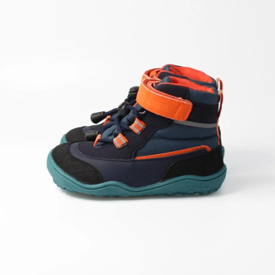 bLIFESTYLE landschilkrötenSTYLE TEX marine – Barfußschuhe für Kinder