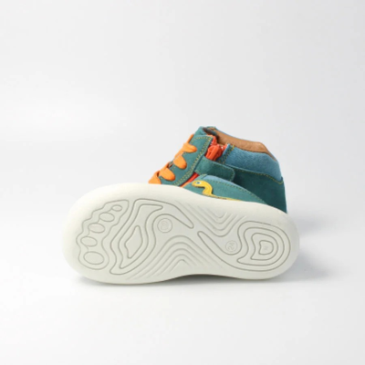 bLIFESTYLE kodiakbärSTYLE brachio – Barfußschuhe für Kinder, Farbe: petrol