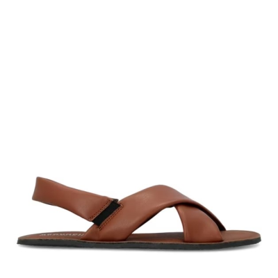 Groundies Verona camel vegan – Barfußschuhe für Damen, Farbe: Caramel