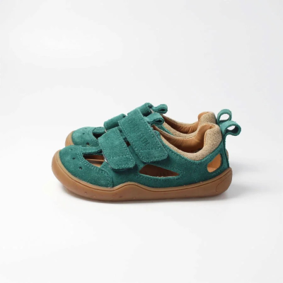 bLIFESTYLE kammmolchSTYLE petrol – Barfußschuhe für Kinder