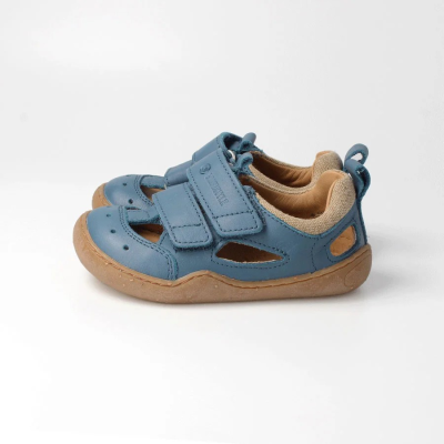 bLIFESTYLE kammmolchSTYLE meerblau – Barfußschuhe für Kinder