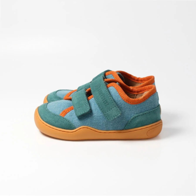 bLIFESTYLE nasenaffenSTYLE petrol – Barfußschuhe für Kinder