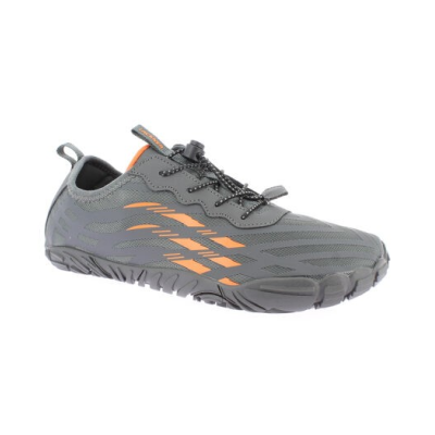 LACKNER Skin Pro grau/orange – Barfußschuhe für Damen & Herren