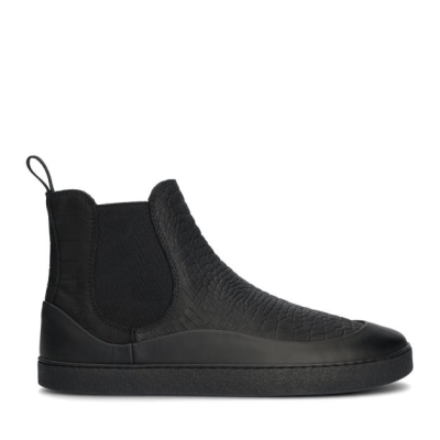 Groundies Sienna Women black/croco – Barfußschuhe für Damen