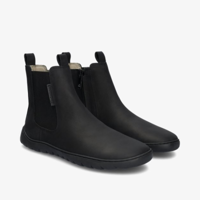 Groundies Everyday Chelsea 2.0 Women black – Barfußschuhe für Damen