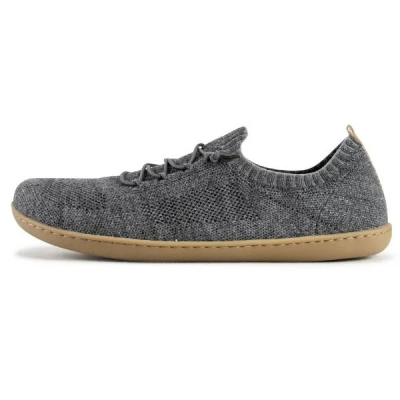 Doghammer Terrar Knit grey melange – Barfußschuhe für Damen & Herren