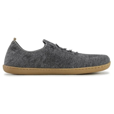 Doghammer Terrar Knit grey melange – Barfußschuhe für Damen & Herren