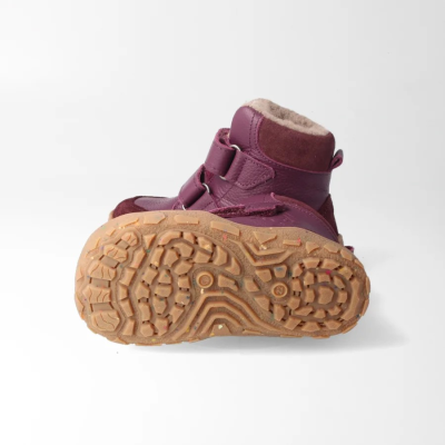 bLIFESTYLE gibbonSTYLE NAP TEX pflaume – Barfußschuhe für Kinder