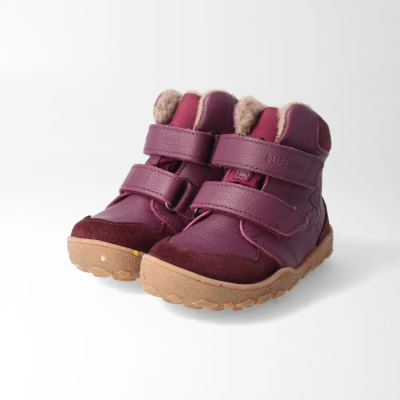 bLIFESTYLE gibbonSTYLE NAP TEX pflaume – Barfußschuhe für Kinder