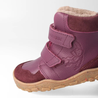 bLIFESTYLE gibbonSTYLE NAP TEX pflaume – Barfußschuhe für Kinder