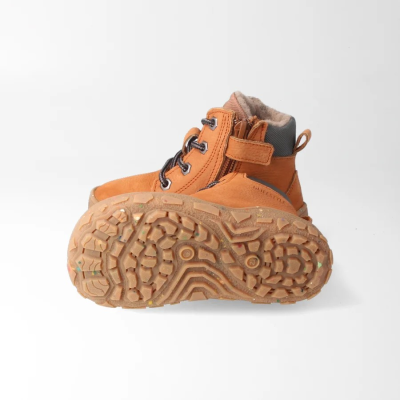 bLIFESTYLE schwarzbärSTYLE TEX haselnuss – Barfußschuhe für Kinder
