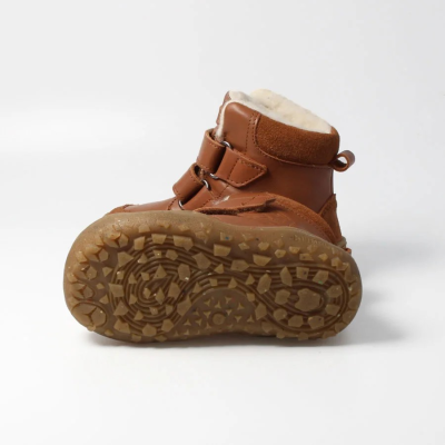 bLIFESTYLE gibbonSTYLE NAP TEX haselnuss – Barfußschuhe für Kinder