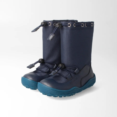 bLIFESTYLE lippenbärSTYLE TEX marine – Barfußschuhe für Kinder