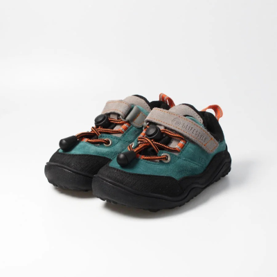 bLIFESTYLE steinbockSTYLE TEX petrol – Barfußschuhe für Kinder