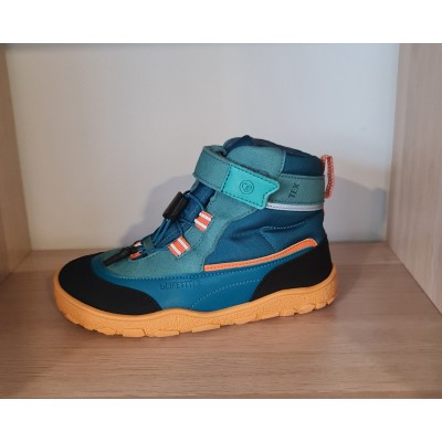bLIFESTYLE landschilkröteSTYLE TEX petrol – Barfußschuhe für Kinder