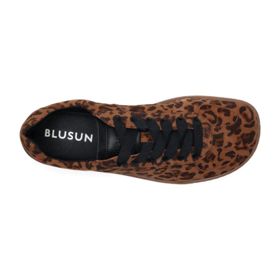 BLUSUN BLSN-200W bold leo – Barfußschuhe für Damen & Herren, Farbe: brown