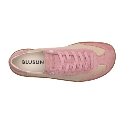 BLUSUN BLSN-220W Light Beige/Pink – Barfußschuhe für Damen & Herren, Farbe: light beig/pink
