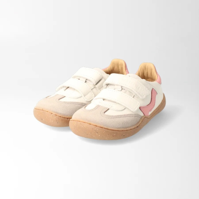 bLIFESTYLE wildbieneSTYLE NAP wolkenrosa – Barfußschuhe für Kinder, Farbe: weiss/rosa