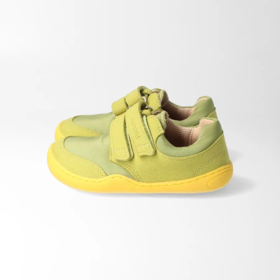 bLIFESTYLE krokodilSTYLE moosgrün – Barfußschuhe für Kinder