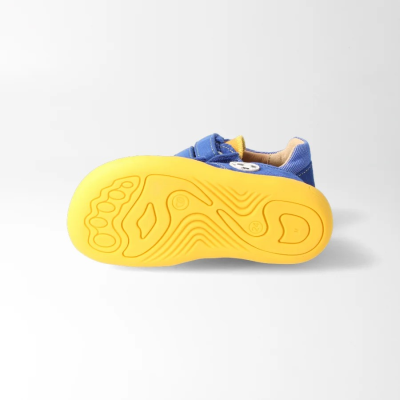 bLIFESTYLE eidechseSTYLE Fußball – Barfußschuhe für Kinder, Farbe: navy