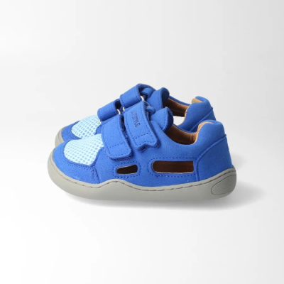 bLIFESTYLE komodowaranSTYLE seeblau VEGAN – Barfußschuhe für Kinder, Farbe: meerblau