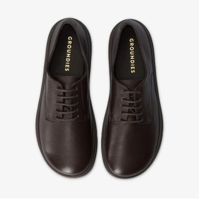 Groundies Trento Chocolate – Barfußschuhe für Damen & Herren, Farbe: brown