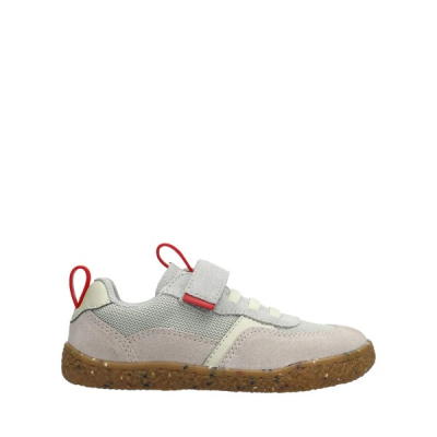 Groundies Lou 2.0 Kids Sage Green/Red – Barfußschuhe für Kinder