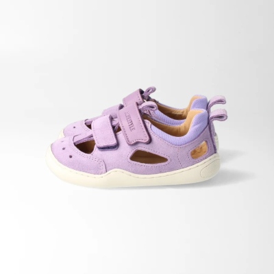 bLIFESTYLE kammmolchSTYLE lavendel – Barfußschuhe für Kinder