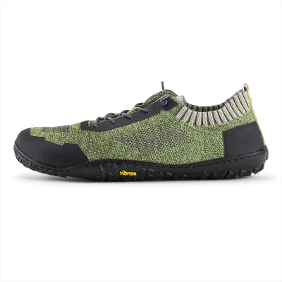 Doghammer Terrar Trail Knit forest – Barfußschuhe für Damen & Herren