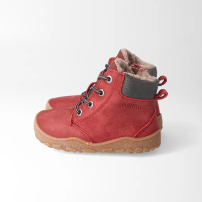 bLIFESTYLE schwarzbärSTYLE TEX bordeaux – Barfußschuhe für Kinder